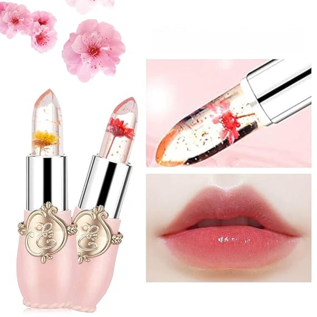 🫦 BRILLO LABIAL MÁGICO CON FLOR 🌼 2x1