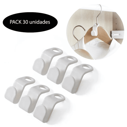 Pack x30 Ganchos Ahorradores De Espacio